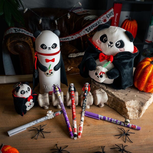 Set de 2 Bolígrafos Gel con Animal Decorativo - Lovely Friends - Spooky Party