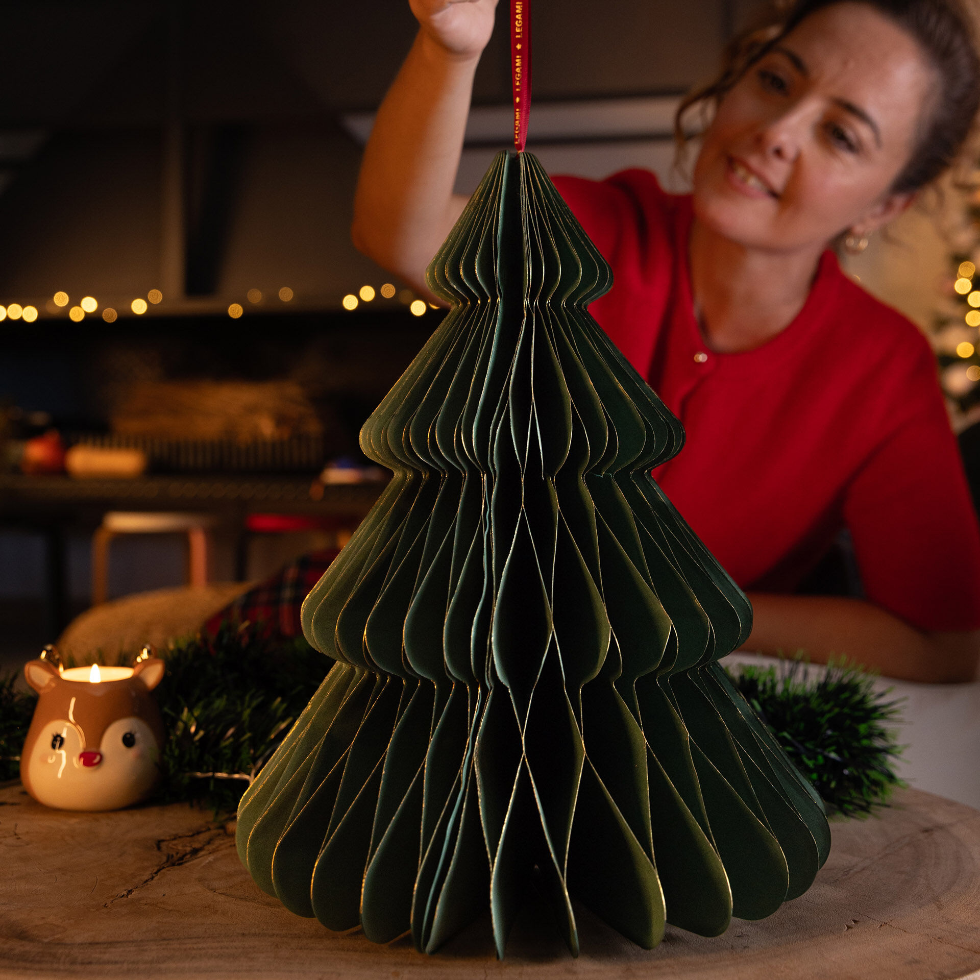 Paper Frenzy Weihnachtsbaum-Dankeskarten Mit Umschlägen – 25 Stück, 8,9x12,8 Cm, In Den USA Gedruckt