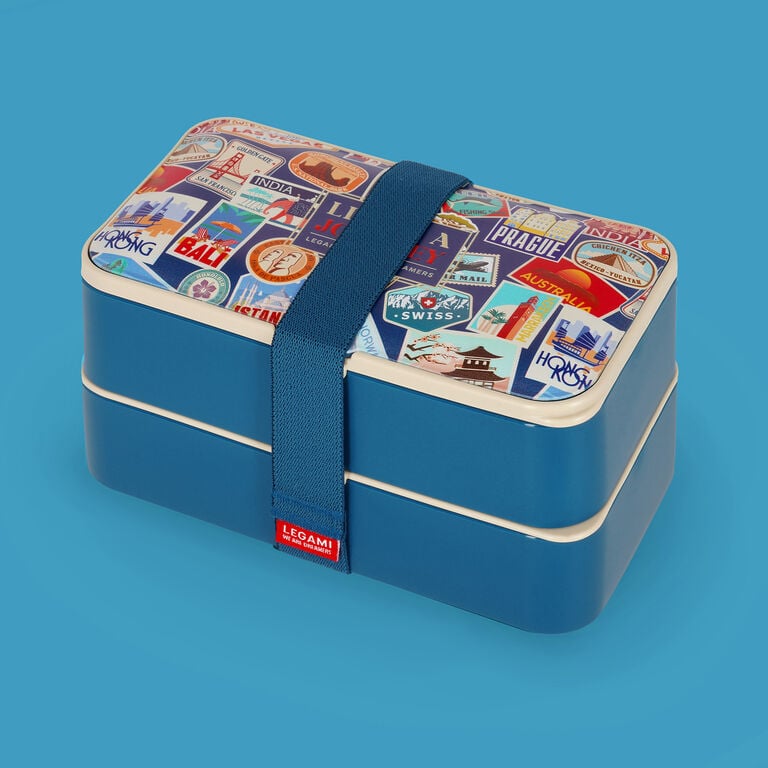 1200 ml Lunch Box - Travel Strickers - Lunch Box