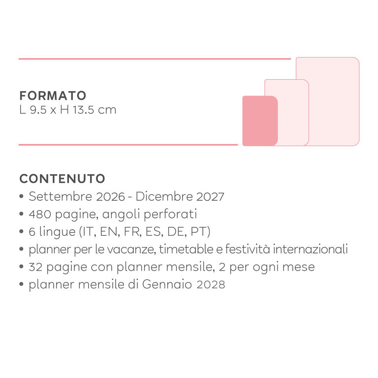 Agenda 2026/2027 Giornaliera 16 Mesi - Botanic Garden - Small Agenda 2026/2027 Giornaliera 16 Mesi - Botanic Garden - Small