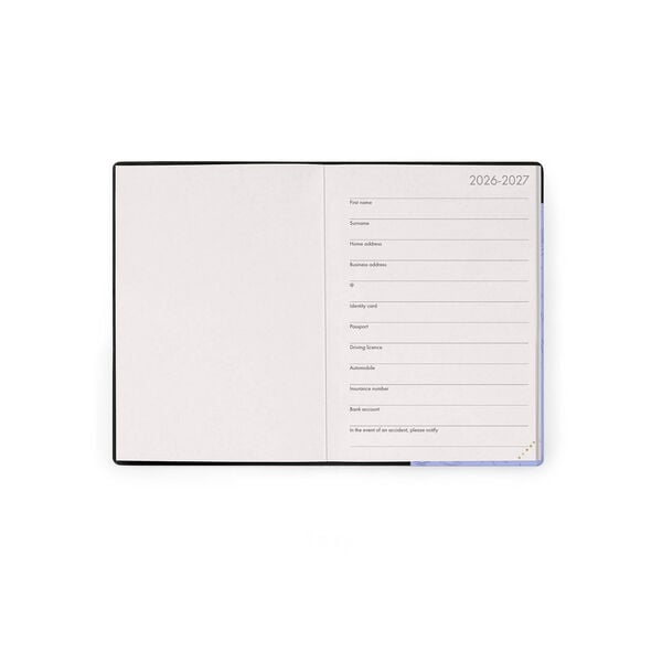Agenda Semanal 2026/2027 16 Meses - Cosmic Lilac - Small Con Libreta