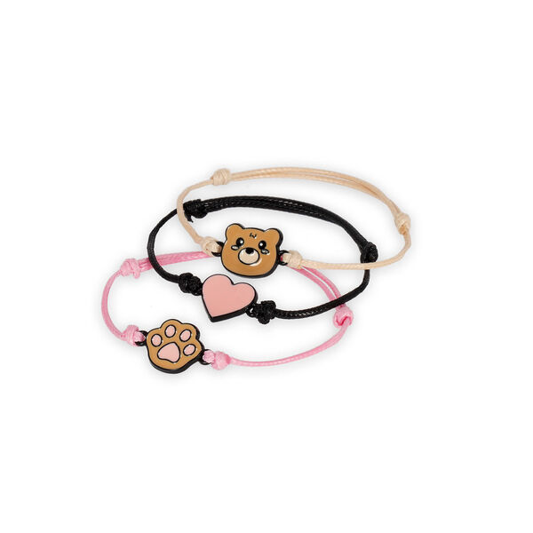 Set of 3 Bracelets - Teddy Bear Set of 3 Bracelets - Teddy Bear