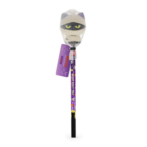 Lápiz Antiestrés de Halloween Mummy Cat «Nine Lives Later» - Squeezies