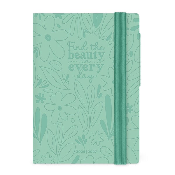 Agenda Semanal 2026/2027 16 Meses - Botanic Garden - Small Con Libreta