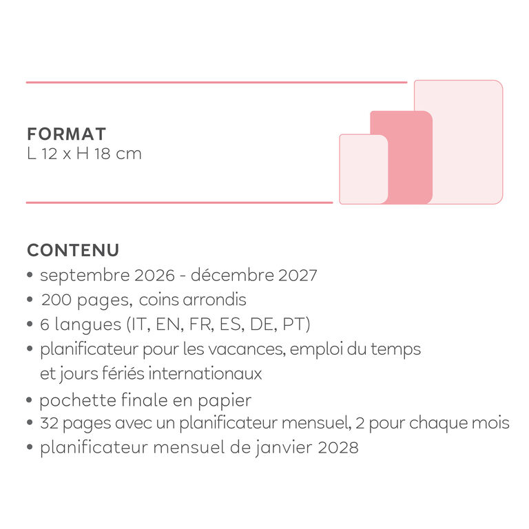 Agenda 2026/2027 Semainier Photographique 16 Mois - Kitty Bubble Tea - Medium Agenda 2026/2027 Semainier Photographique 16 Mois - Kitty Bubble Tea - Medium