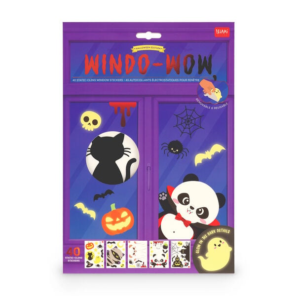 Set de 40 Adhesivos Electrostáticos para Ventanas - Windo-Wow Set de 40 Adhesivos Electrostáticos para Ventanas - Windo-Wow
