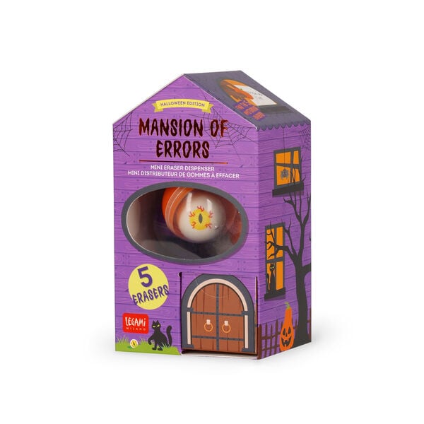 Mini Dispensador de Gomas de Borrar - Mansion of Errors