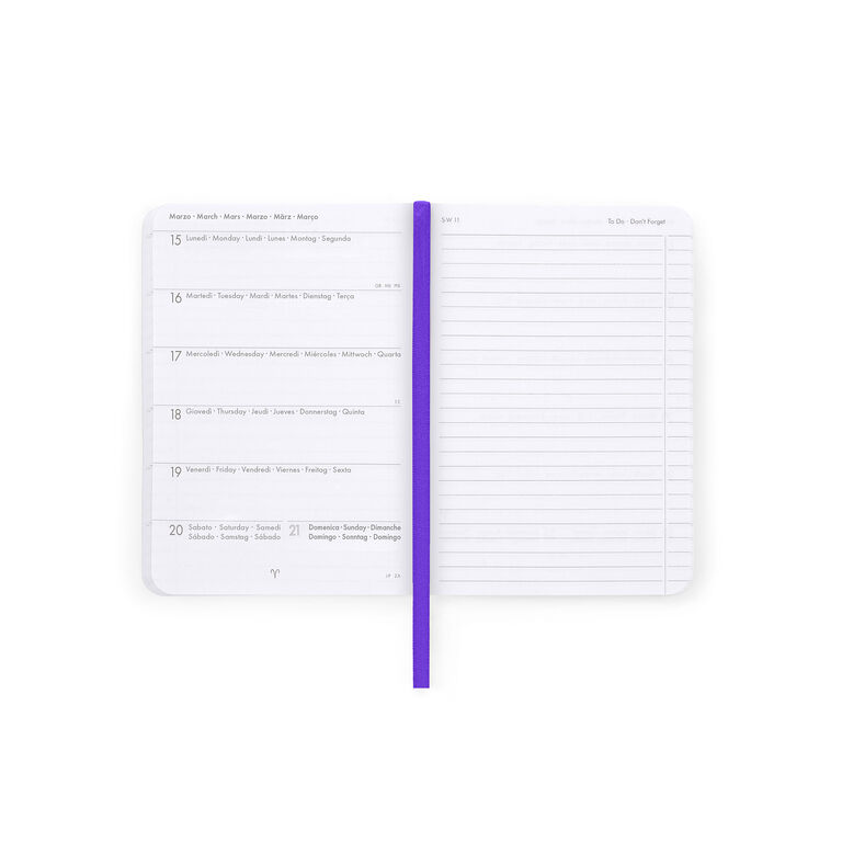 Agenda 2026/2027 Settimanale Fotografica 16 Mesi - Flowers - Con Notebook - Small
