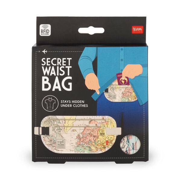 Marsupio Ultrasottile da Viaggio - Secret Waist Bag