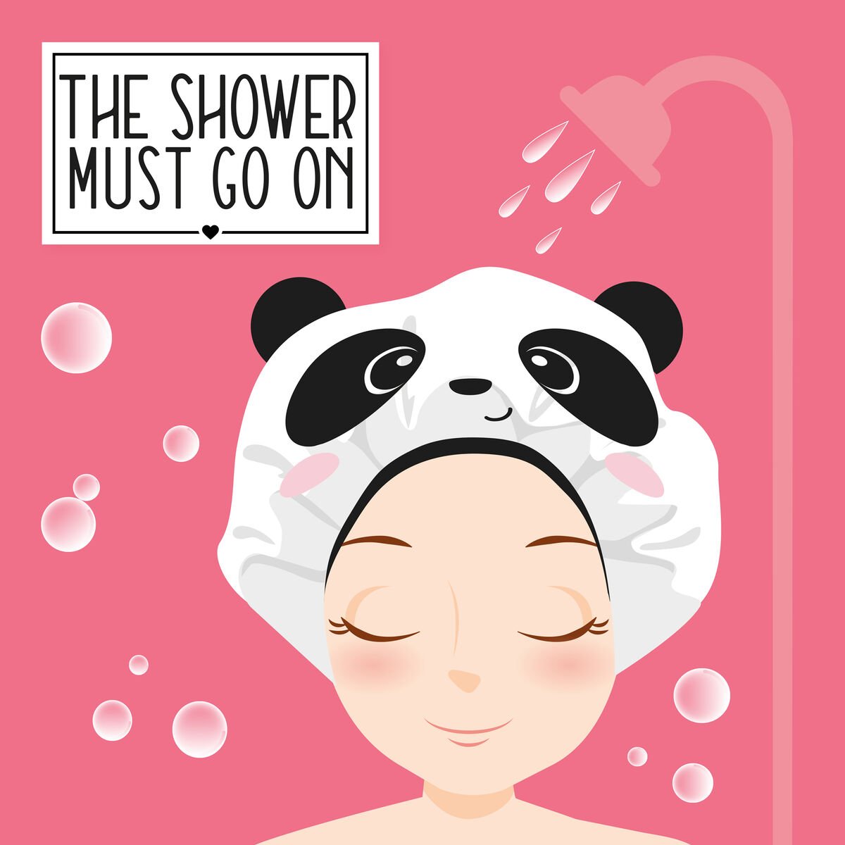 Shower Cap - The Shower Must Go On, , zoo