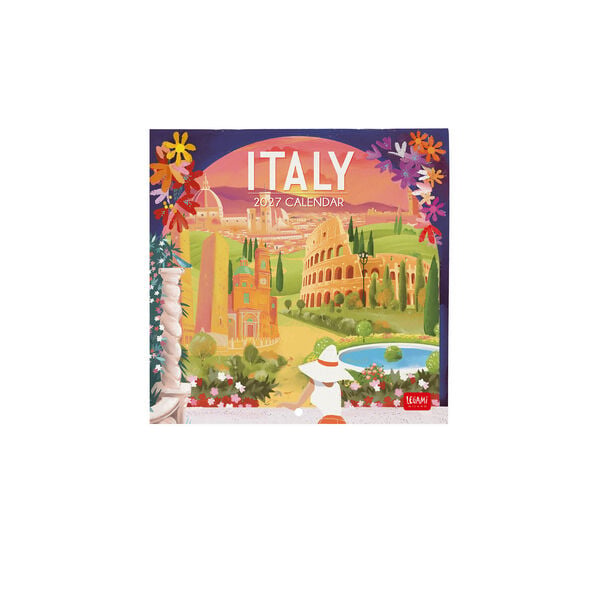 Calendario da Parete 2027 - 18 x 18 cm - Italy