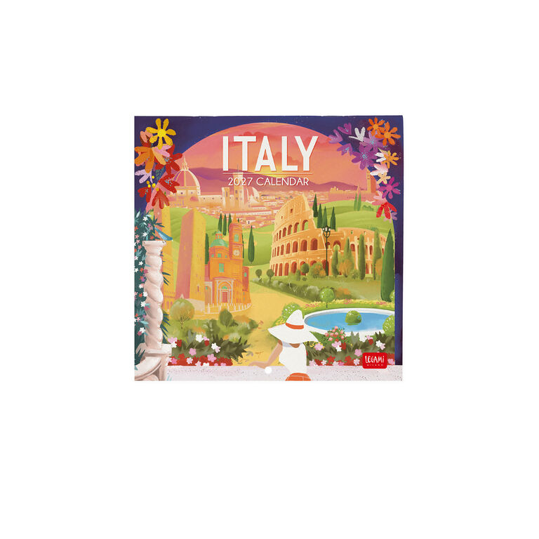 Wandkalender 2027 - 18 x 18 cm - Italy Wandkalender 2027 - 18 x 18 cm - Italy