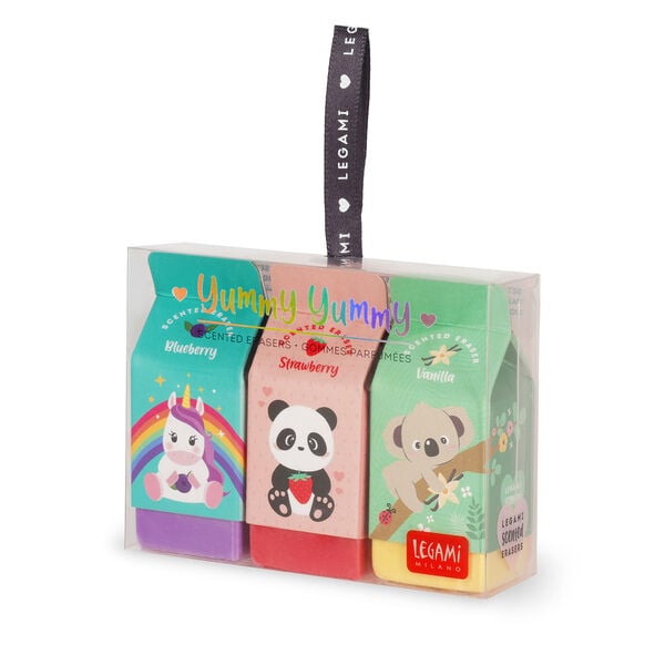 Set of 3 Scented Erasers - Yummy Yummy Set of 3 Scented Erasers - Yummy Yummy