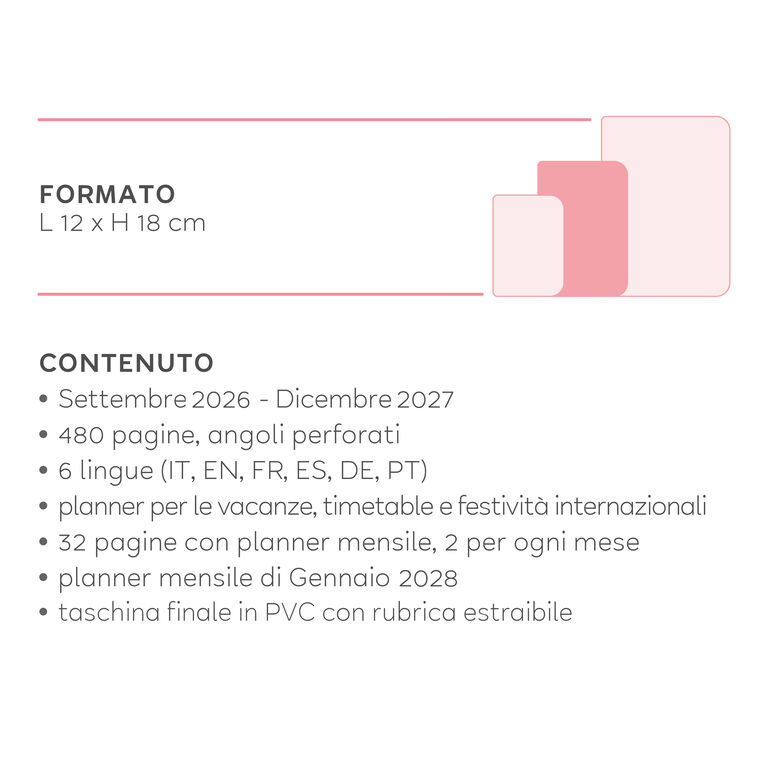 Agenda 2026/2027 Giornaliera Fotografica 16 Mesi - Travel Stickers - Medium Agenda 2026/2027 Giornaliera Fotografica 16 Mesi - Travel Stickers - Medium