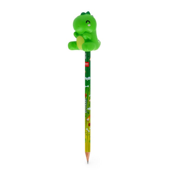 Pencil with Squishy Dino "Rooarrr!" - Squeezies Pencil with Squishy Dino "Rooarrr!" - Squeezies