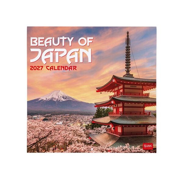 Calendario da Parete 2027 - 30 x 29 cm - Beauty of Japan