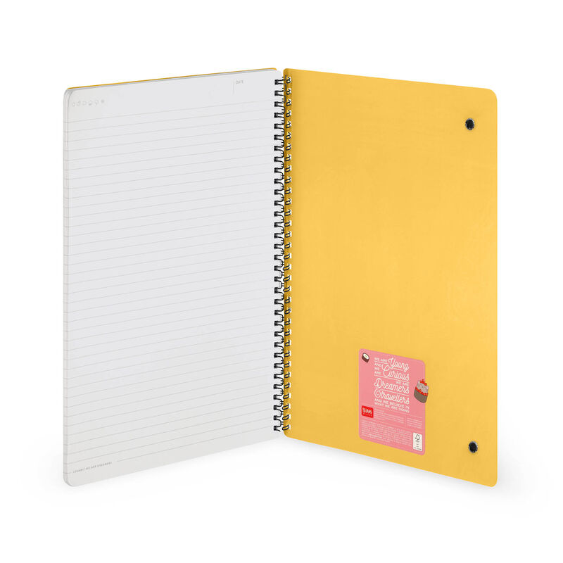 Cuaderno A Rayas - Large - Con Espiral - Hoja A5 UNICORN