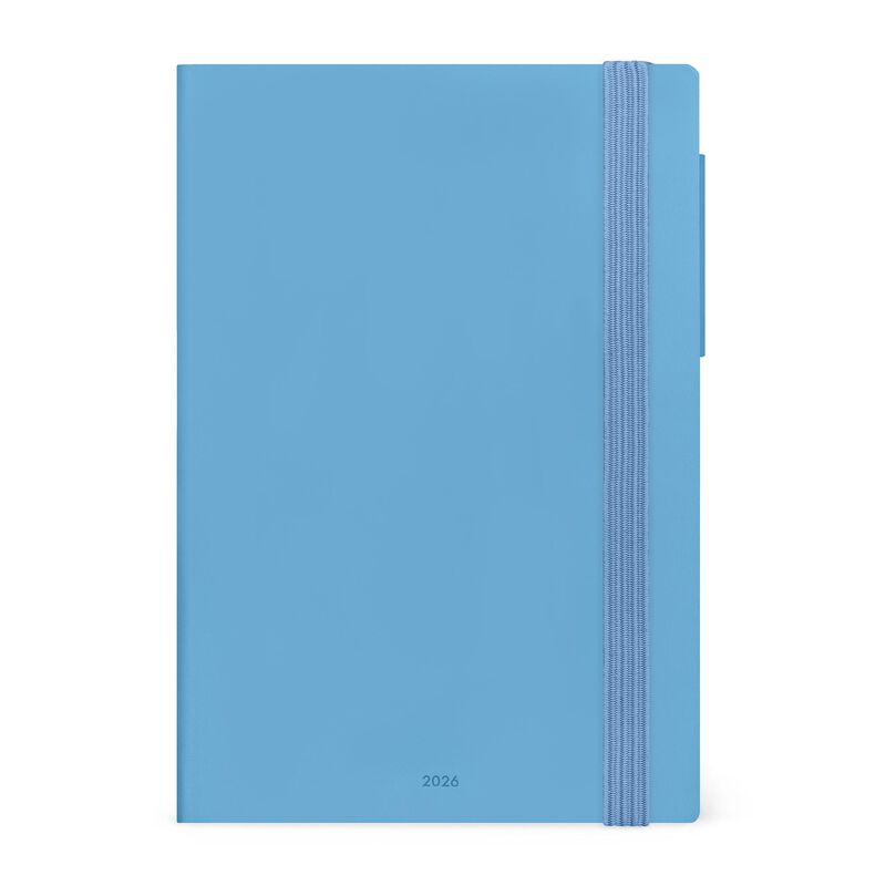 Collins Essential Agenda 2026 12 Mois Semainier A5 Rigide Bleu - Planification Claire Et Pratique