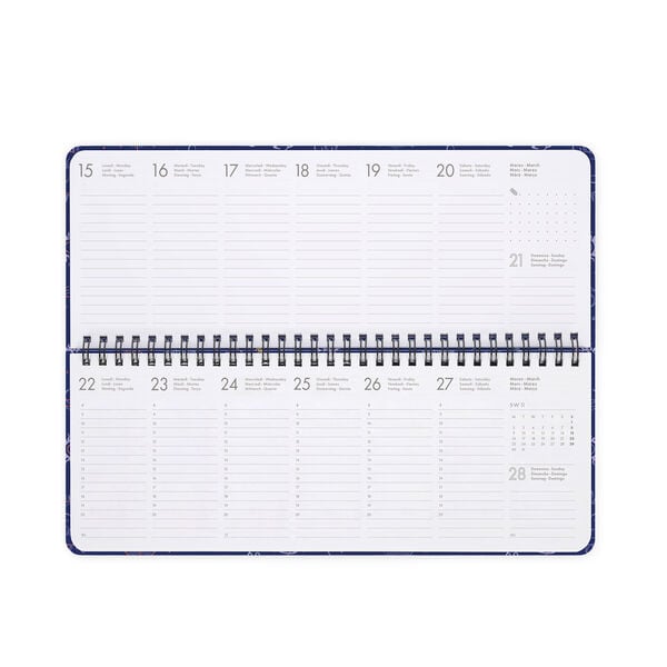 Agenda da Scrivania 12 Mesi - Desk Planner - 2027