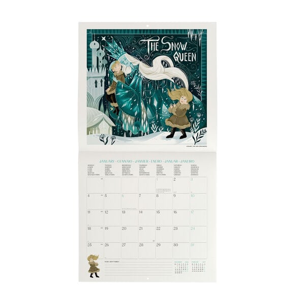 Calendario da Parete 2027 - 30 x 29 cm - Once Upon a Time