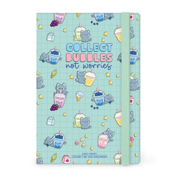 Agenda 12 Mesi Settimanale Fotografica Medium 2027 - KItty Bubble Tea
