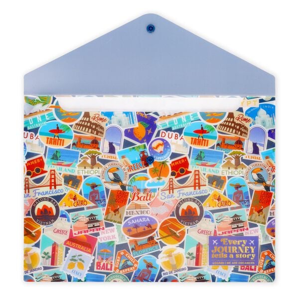 Cartelletta Portadocumenti - Fold & Order - Travel Stickers Cartelletta Portadocumenti - Fold & Order - Travel Stickers