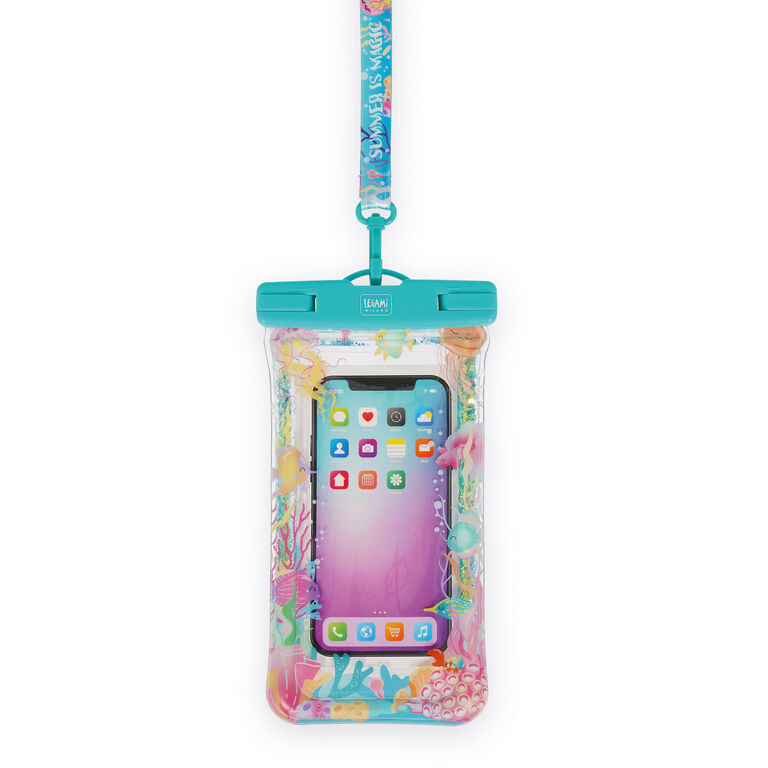 Custodia Impermeabile Galleggiante per Smartphone Summer is Magic Custodia Impermeabile Galleggiante per Smartphone Summer is Magic
