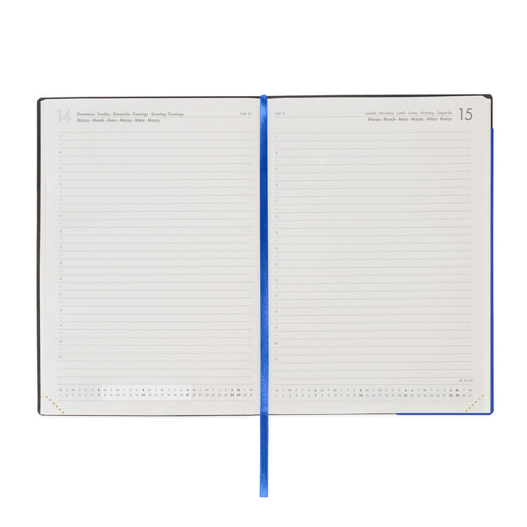 Agenda 12 Mesi Giornaliera Large 2027 - Eclectic Blue Agenda 12 Mesi Giornaliera Large 2027 - Eclectic Blue