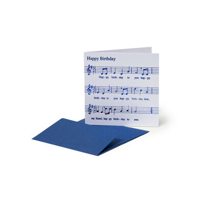 Tarjeta de Felicitación - Musical Note