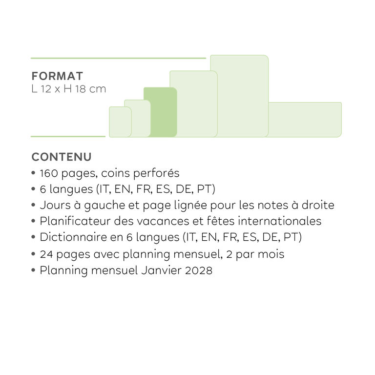 Agenda 12 Mois Semainier Medium avec Carnet 2027 - Sunrise Lover Agenda 12 Mois Semainier Medium avec Carnet 2027 - Sunrise Lover