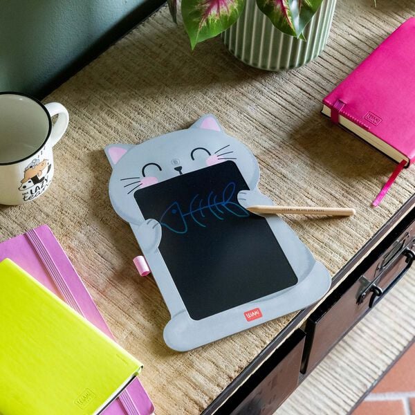 Kitty Portable LCD Drawing Board in Cardboard - Magic Sketch Board Kitty Portable LCD Drawing Board in Cardboard - Magic Sketch Board