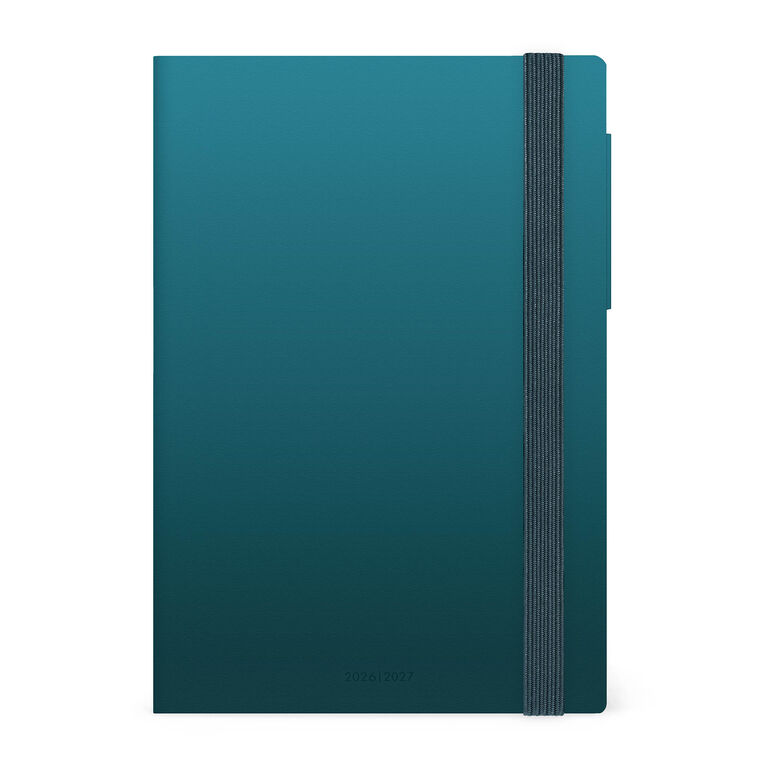 16-Month Medium Weekly Diary for 2026/2027 - Deep Teal