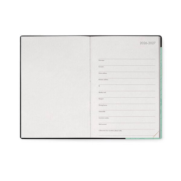 Agenda Semanal 2026/2027 16 Meses - Botanic Garden - Medium