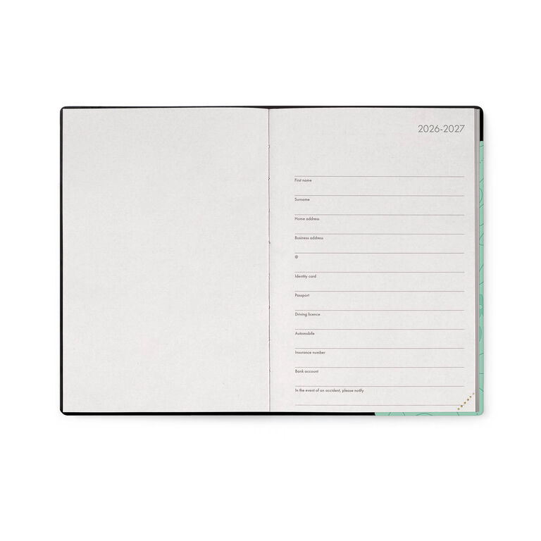 16-Month Medium Weekly Diary for 2026/2027 - Botanic Garden