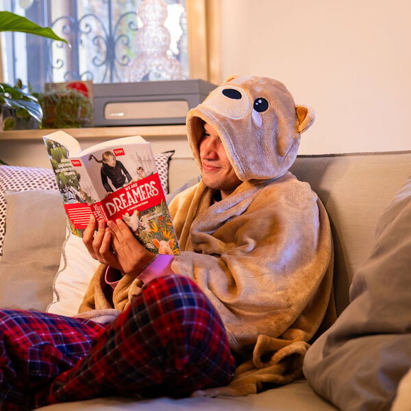 Manta Con Capucha Teddy Bear - Cosy Hugs