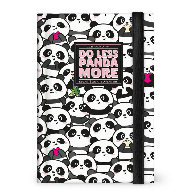 Foto-Tagesplaner 2026/2027 für 16 Monate - Panda - Medium