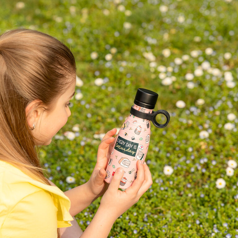 300 ml Mini Vacuum Bottle - Sushi Cat - Hot & Cold