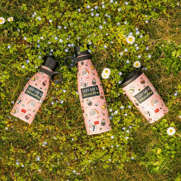 300 ml Mini Vacuum Bottle - Sushi Cat - Hot & Cold