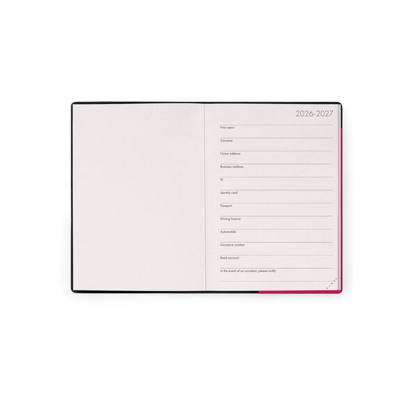 16-Month Small Daily Diary for 2026/2027 - Raspberry Jam