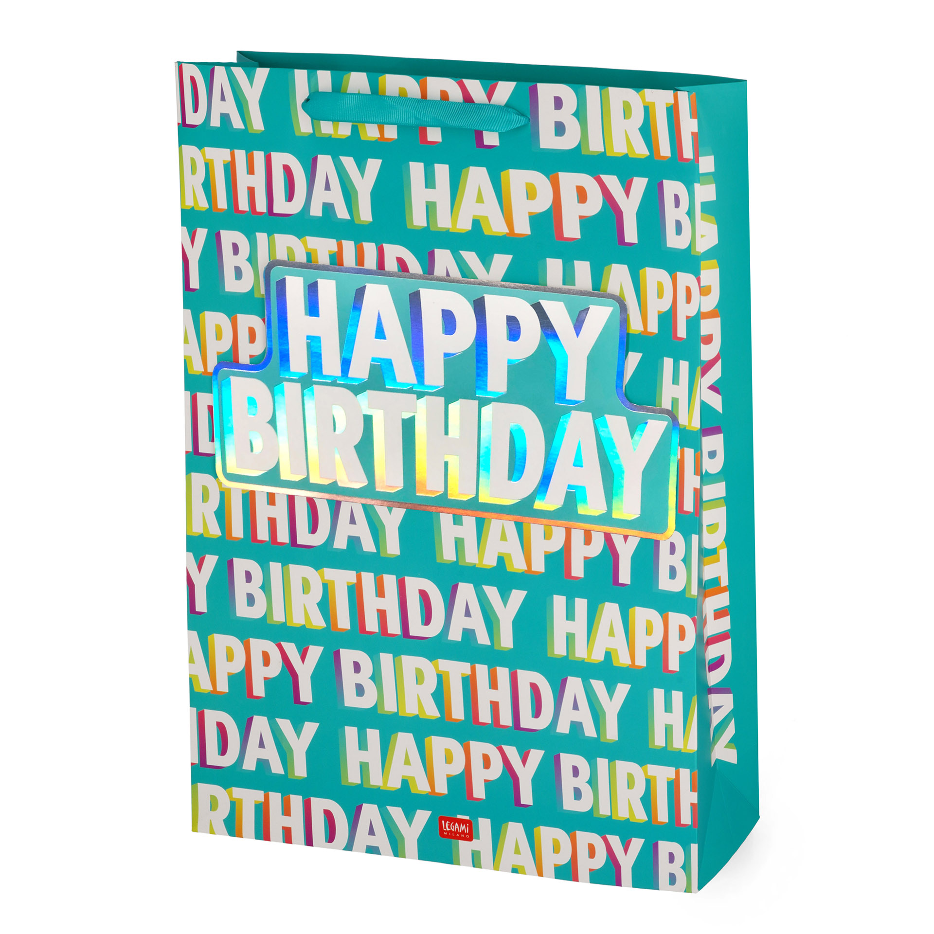 Legami - Sacchetto Regalo Happy Birthday - X-Large, Taglia: X-Large