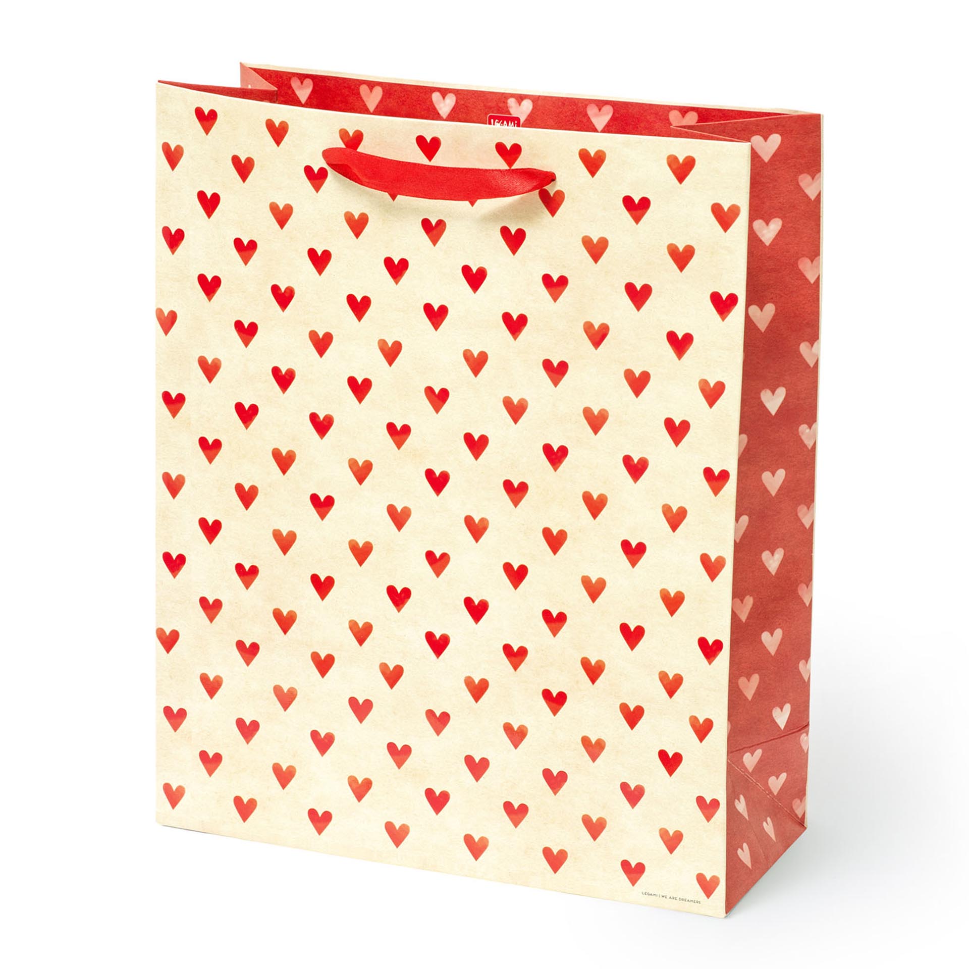 Legami - Sacchetto Regalo Heart - Large, Taglia: Large