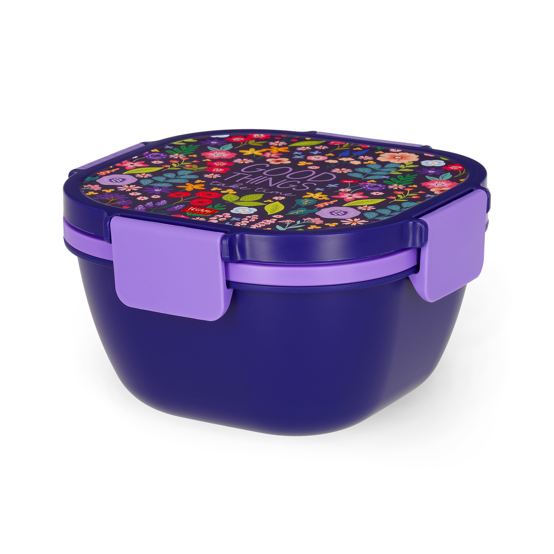 Legami - Contenitore Porta Pranzo 1700 Ml - Flowers - Lunch Box