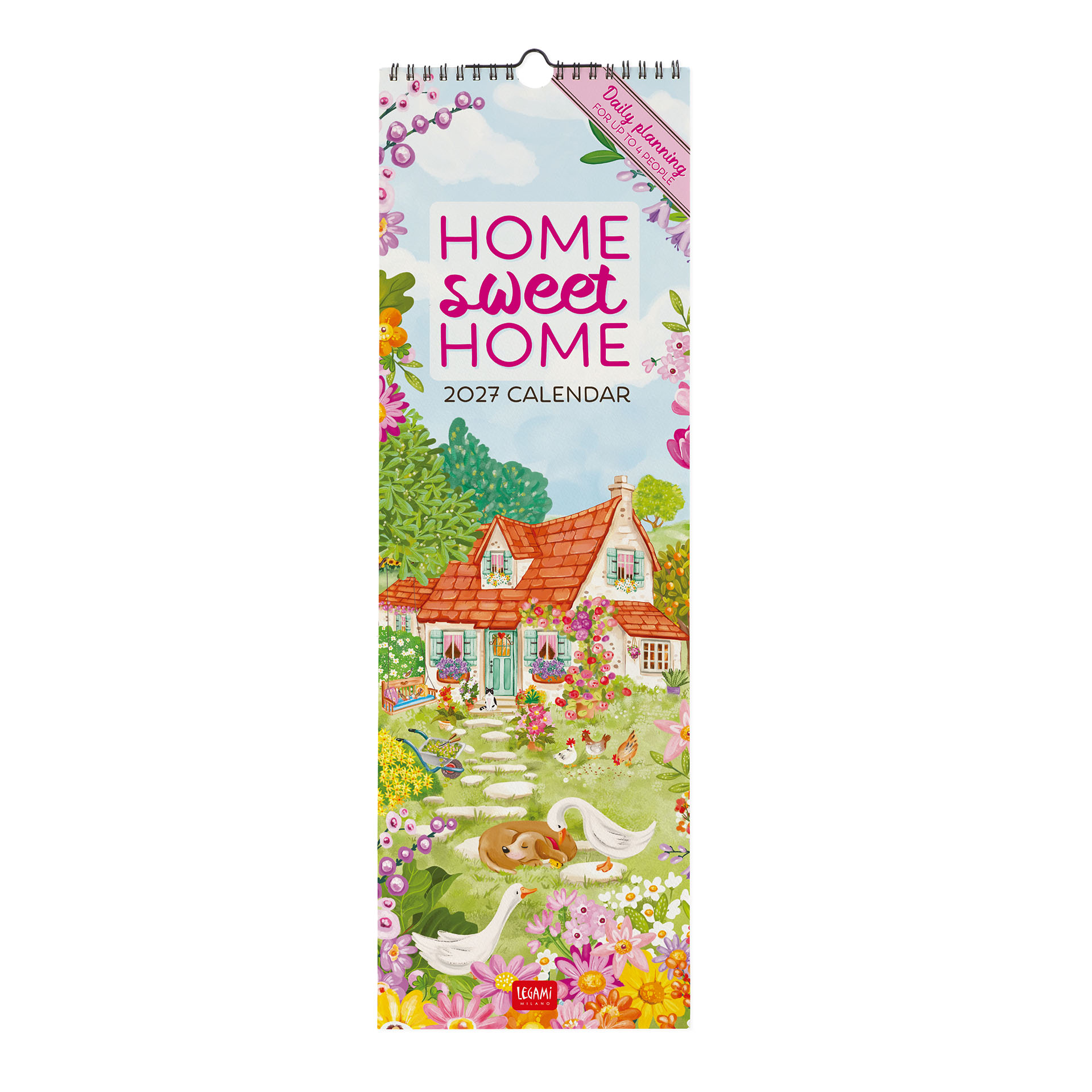Legami - Calendario Da Parete 2027 - 16 X 49 Cm - Home Sweet Home