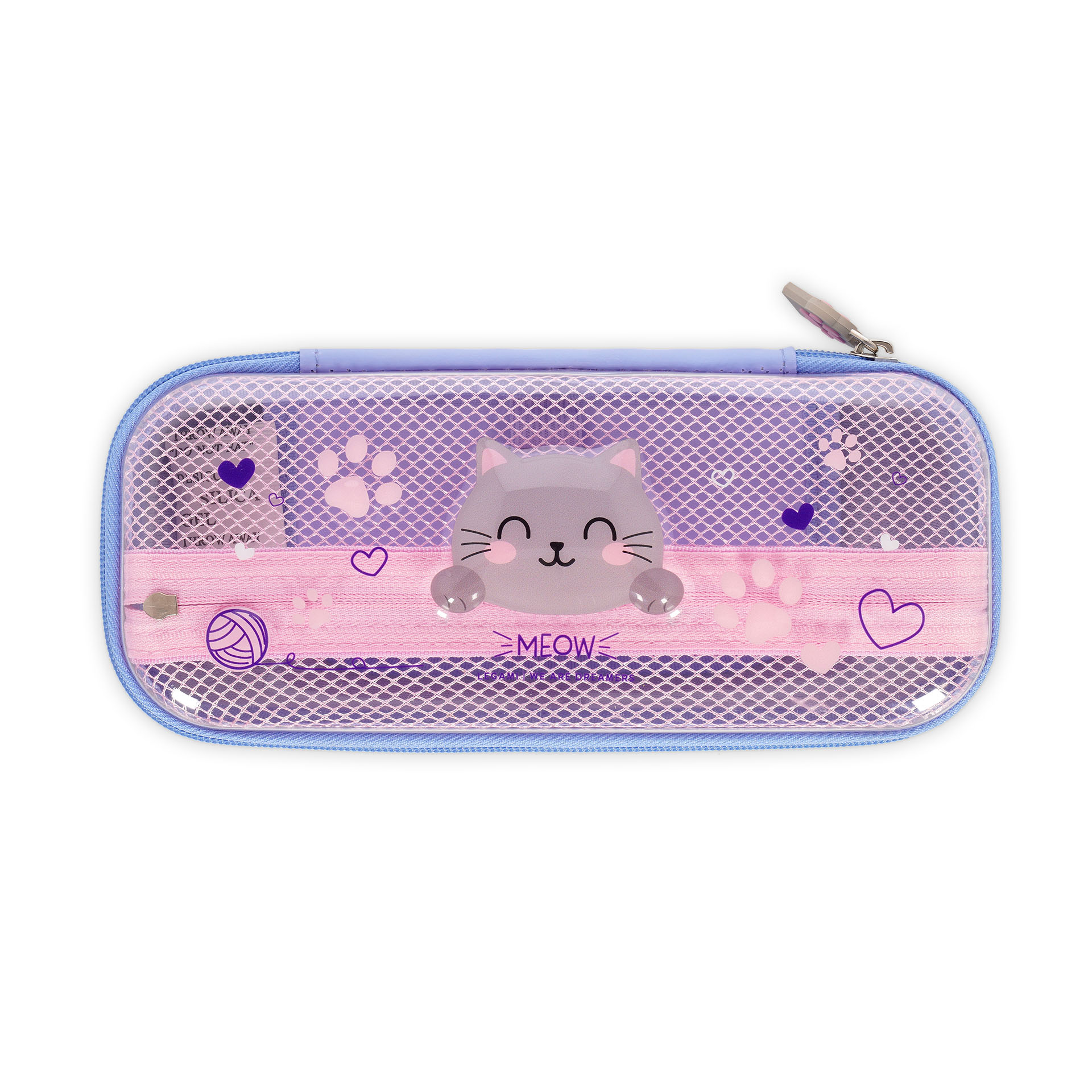 Legami - Astuccio Trasparente Rigido Kitty - Wonderwow