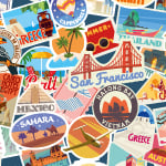 TRAVEL STICKERS