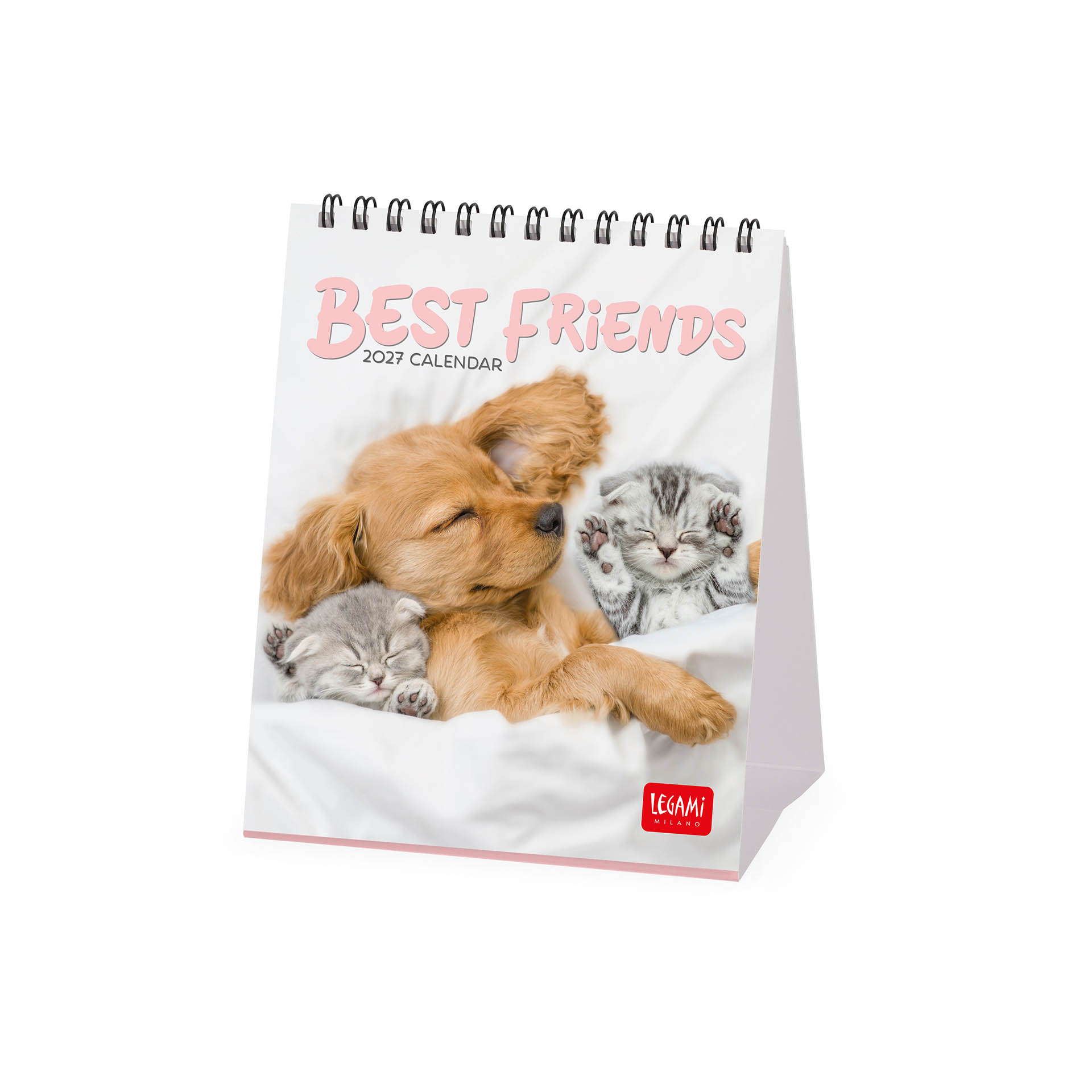 Legami - Calendario Da Tavolo 2027 - 12 X 14,5 Cm - Best Friends