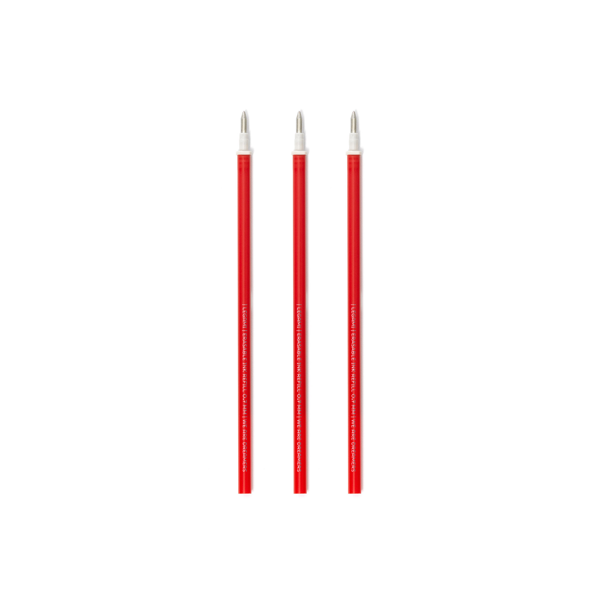 Legami Unisex Rosso - Set Di 3 Refill Per Penna Cancellabile - Inchiostro - Erasable Pen,