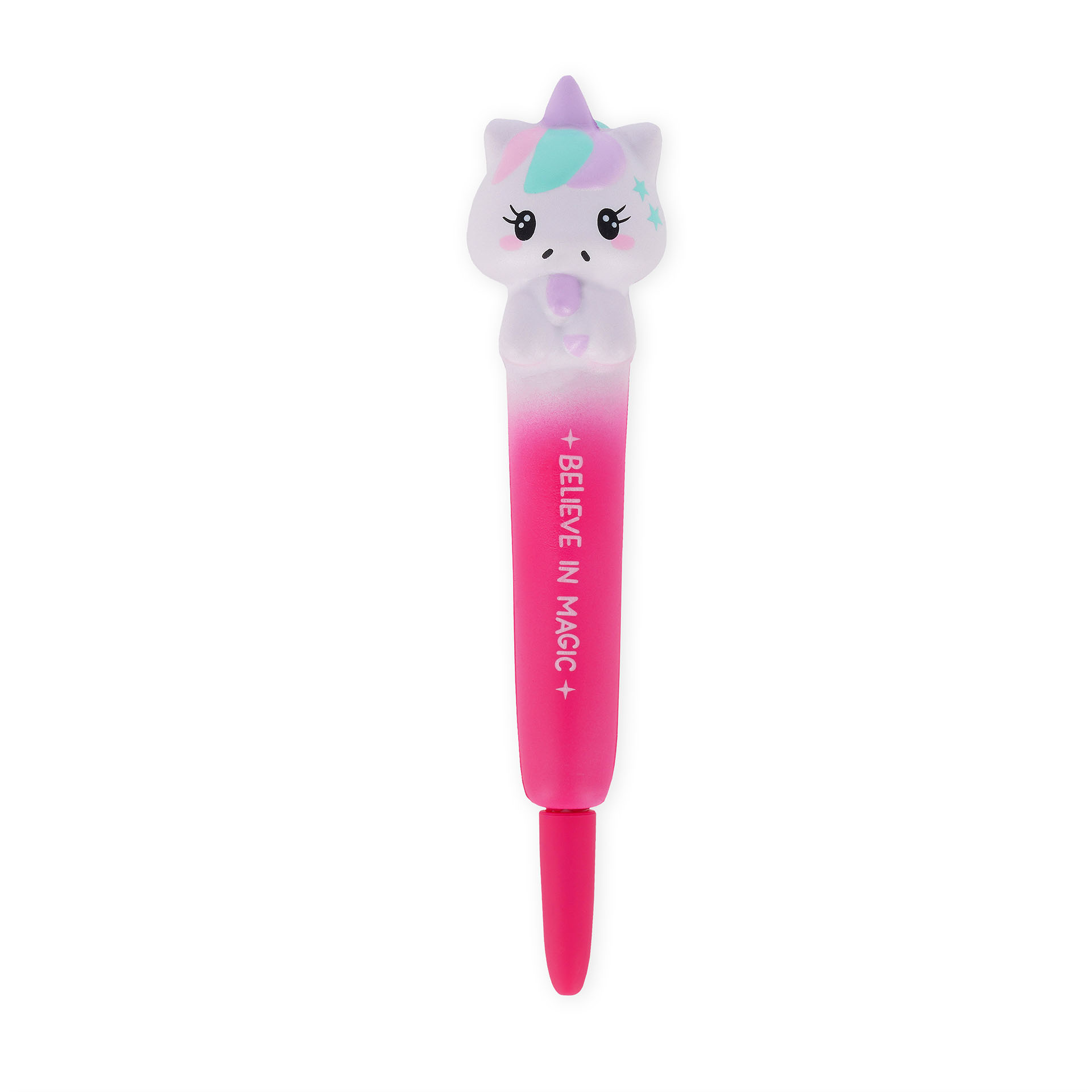 Legami Nero - Penna Antistress Unicorn "Believe In Magic" - Squeezies