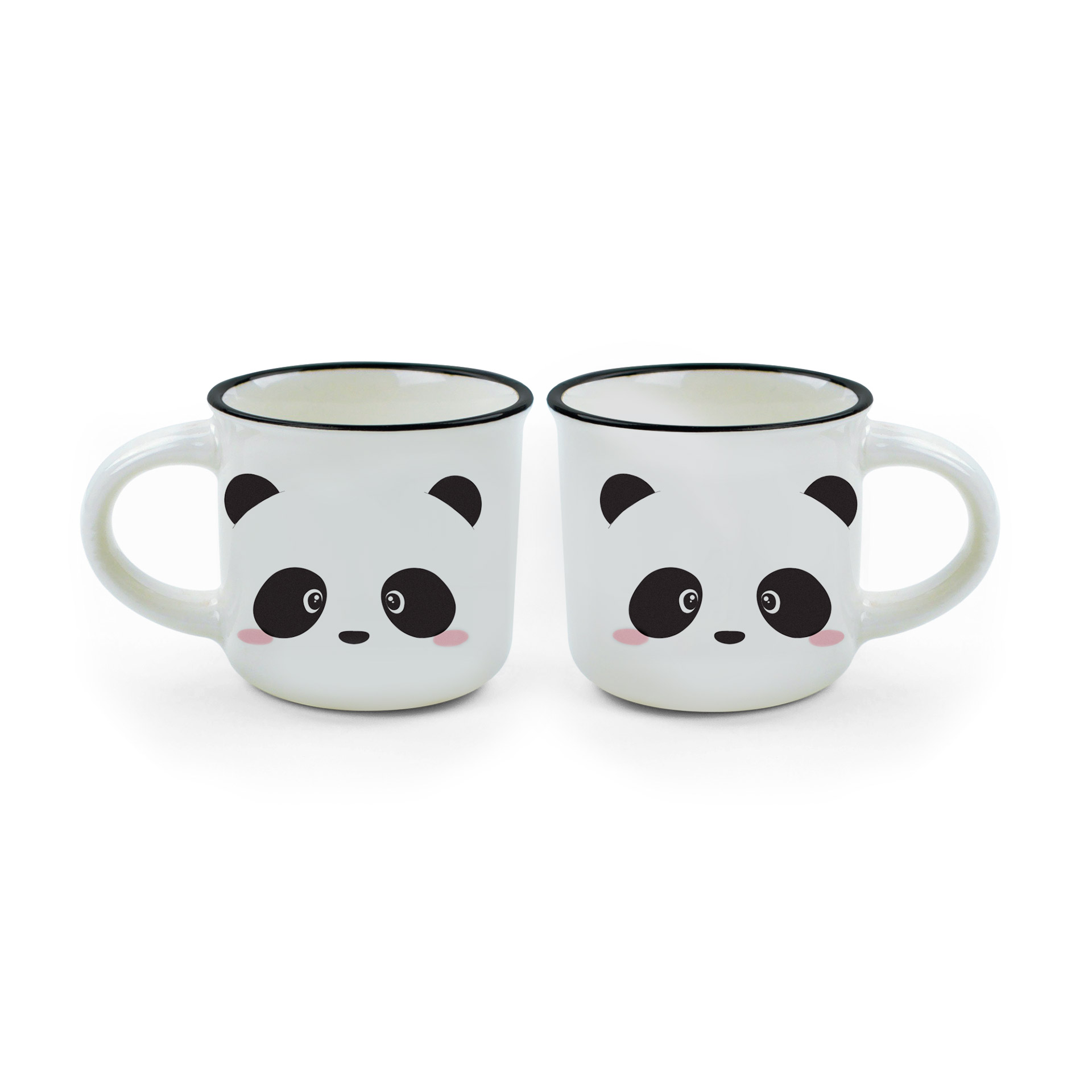 Legami - Set Di 2 Tazzine Da Caffè - Panda - Espresso For Two