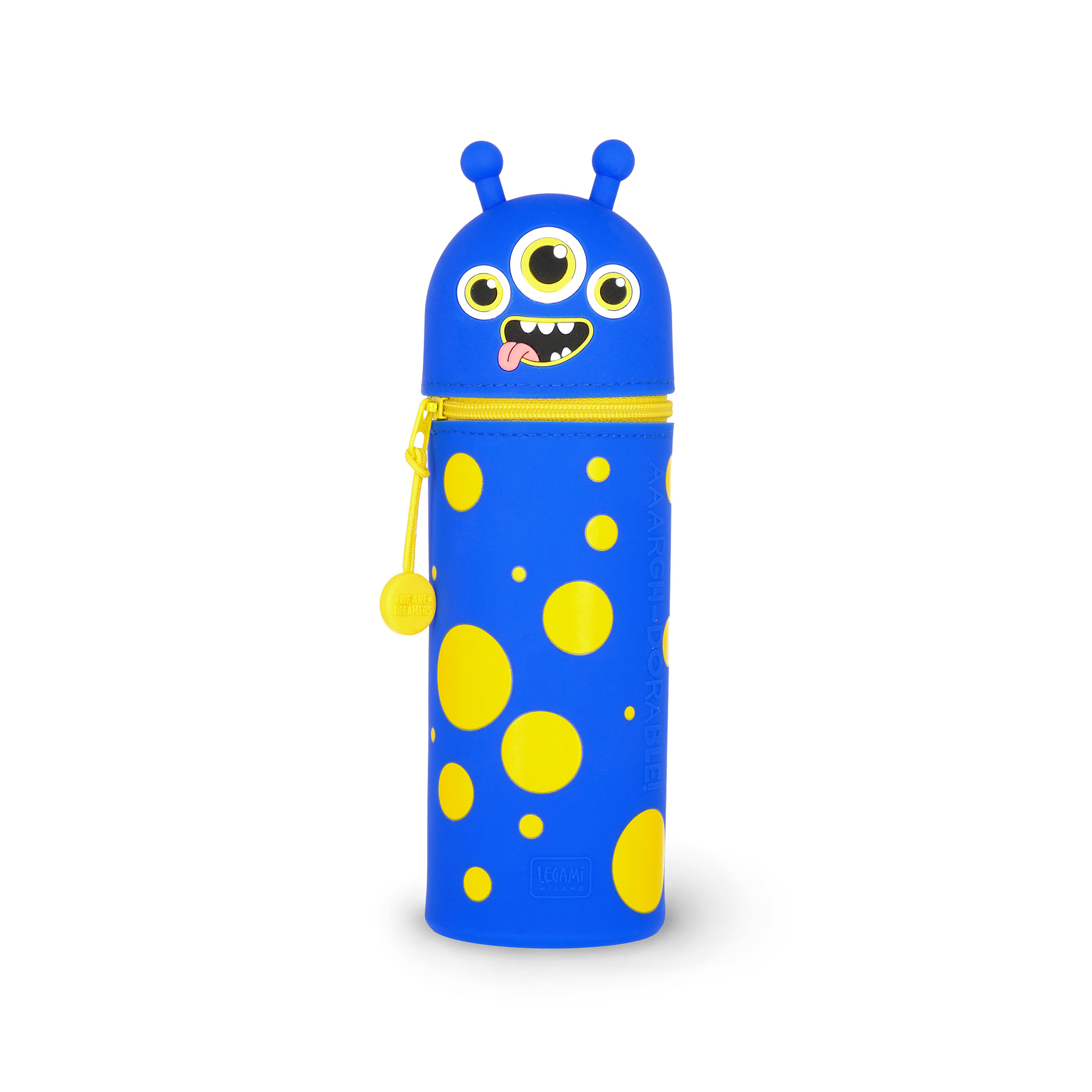 Legami - Astuccio 2-In-1 In Silicone Monster "Aaargh-Dorable!" - Kawaii